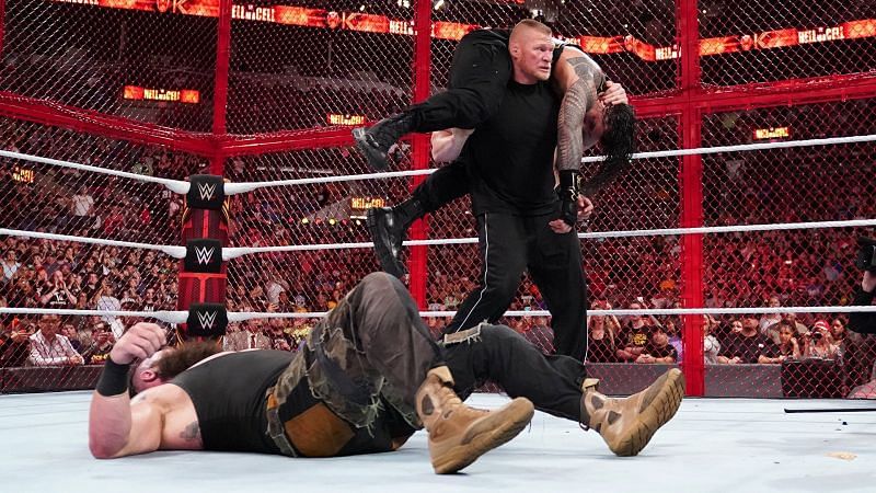The Beast's surprise interference also could not save this match
